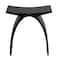 Alfi Brand Black Matte Arched Solid Surface Resin Bathroom / Shower Stool ABST77BM - alternate 5
